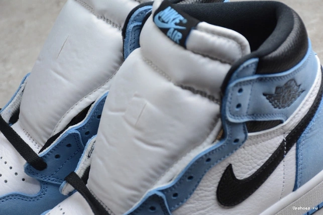 555088-134 AIR High Jordan University Black White Blue Retro 1 0401